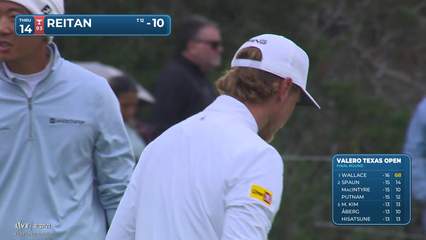 Kristoffer Reitan | Round 4 | 14th hole | Shot 4 | 2026 Valero
