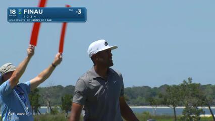 Tony Finau | Round 3 | 18th hole | Shot 1 | 2025 RBC Heritage