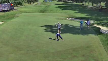 Kazuma Kobori | Round 1 | 17th hole | Shot 3 | 2025 ISCO Championship