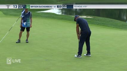 Bryson DeChambeau | 2021 BMW Championship | Round 2 | 13th hole | Shot 3