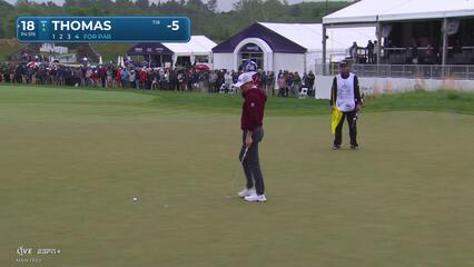 Justin Thomas | Round 2 | 18th hole | Shot 5 | 2025 Truist Championship