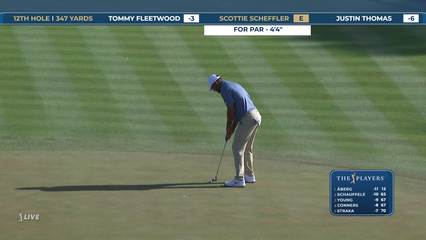 Scottie Scheffler | Round 2 | 12th hole | Shot 4 | 2026 THE PLAYERS