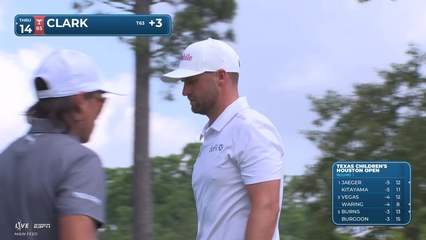 Wyndham Clark | Round 1 | 5th hole | Shot 6 | -1 Houston Open