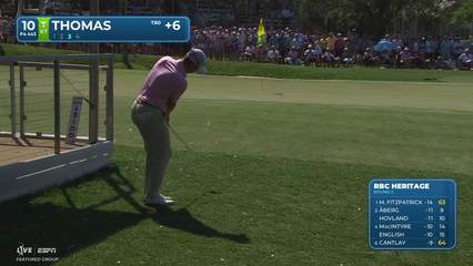 Justin Thomas | Round 2 | 10th hole | Shot 3 | 2026 RBC Heritage