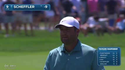 Scottie Scheffler | Round 4 | 9th hole | Shot 2 | 2025 Travelers