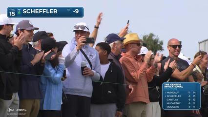 Scottie Scheffler | Round 4 | 15th hole | Shot 3 | 2025 Genesis