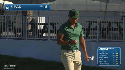 John Pak | Round 2 | 16th hole | Shot 3 | 2025 Charles Schwab