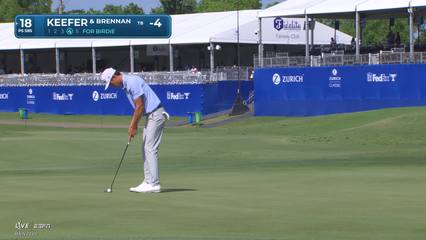 Johnny Keefer | Round 1 | 18th hole | Shot 5 | 2026 Zurich Classic