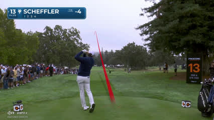 Scottie Scheffler | Round 2 | 13th hole | Shot 1 | 2025 Procore