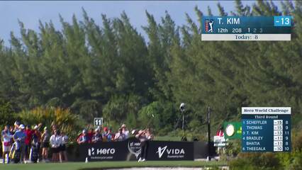 Tom Kim | Round 3 | 12th hole | Shot 1 | 2024 Hero World Challenge
