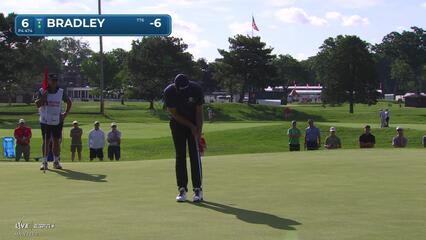 Keegan Bradley | Round 3 | 6th hole | Shot 4 | 2025 Rocket Classic