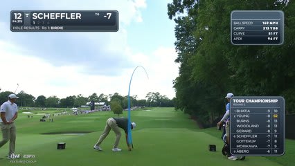 Scottie Scheffler | Round 2 | 12th hole | Shot 1 | 2026 TOUR Championship