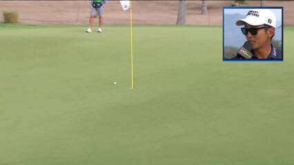 Michael Kim | Round 2 | 18th hole | Shot 3 | 2025 Mexico Open
