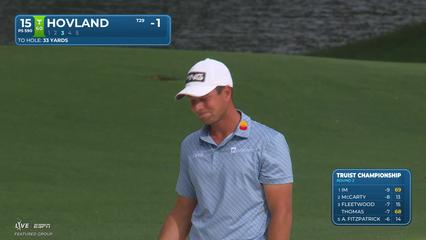 Viktor Hovland | Round 2 | 15th hole | Shot 3 | 2026 Truist Championship