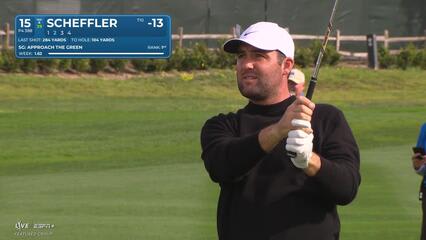 Scottie Scheffler | Round 4 | 15th hole | Shot 2 | 2025 AT&T Pebble Beach