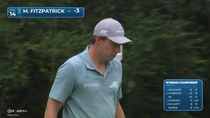 Matt Fitzpatrick | Round 2 | 5th hole | Shot 4 | 2025 Wyndham