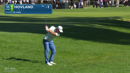 Viktor Hovland | Round 3 | 11th hole | Shot 3 | 2026 The Genesis