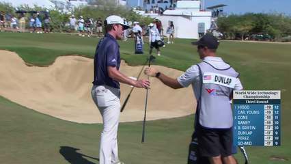 Nick Dunlap | Round 3 | 10th hole | Shot 2 | 2025 World Wide Technology