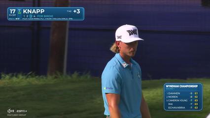 Jake Knapp | Round 1 | 17th hole | Shot 4 | 2025 Wyndham