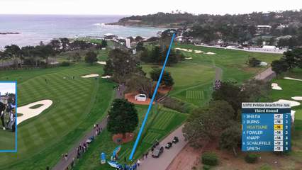 Ryo Hisatsune | Round 3 | 3rd hole | Shot 1 | 2026 AT&T Pebble Beach