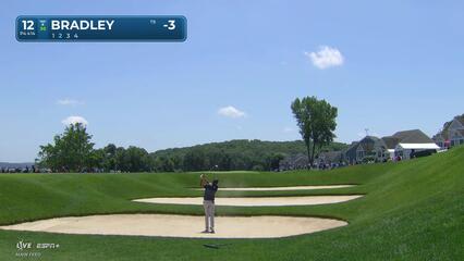 Keegan Bradley | Round 1 | 12th hole | Shot 2 | 2025 Travelers