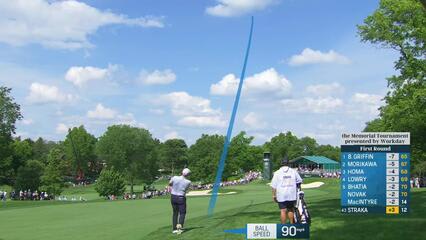 Sepp Straka | Round 1 | 13th hole | Shot 2 | 2025 the Memorial