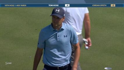 Jordan Spieth | Round 3 | 18th hole | Shot 4 | 2025 THE PLAYERS