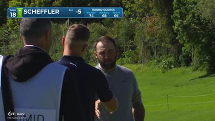 Scottie Scheffler | Round 3 | 18th hole | Shot 4 | 2026 The Genesis