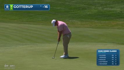Chris Gotterup | Round 4 | 8th hole | Shot 4 | 2026 John Deere
