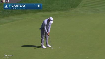 Patrick Cantlay | Round 2 | 3rd hole | Shot 4 | 2025 Travelers