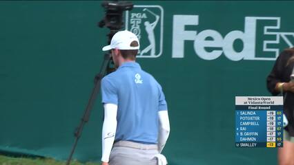 Alex Smalley | Round 4 | 18th hole | Shot 4 | 2025 Mexico Open