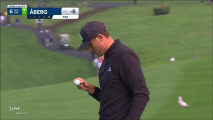 Ludvig Åberg | 2024 AT&T Pebble Beach | Round 2 | 6th hole | Shot 5
