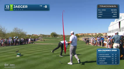 Stephan Jaeger | Round 4 | 13th hole | Shot 1 | 2026 WM Phoenix Open