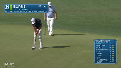 Sam Burns | Round 2 | 14th hole | Shot 4 | 2026 Texas Children's