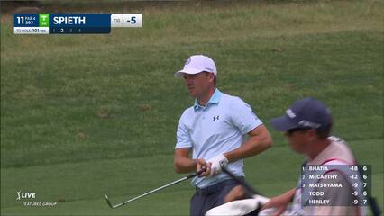 Jordan Spieth | 2024 Valero | Round 4 | 11th hole | Shot 2