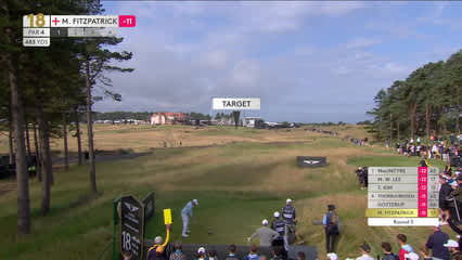 Matt Fitzpatrick | Round 3 | 18th hole | Shot 1 | 2026 Genesis Scottish Open