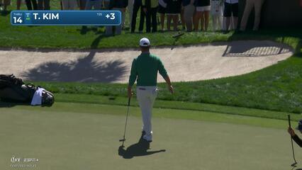 Tom Kim | Round 1 | 14th hole | Shot 4 | 2025 Arnold Palmer