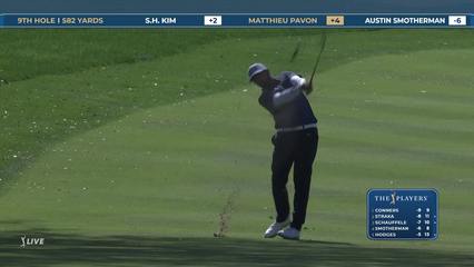 Matthieu Pavon | Round 2 | 9th hole | Shot 3 | 2026 THE PLAYERS