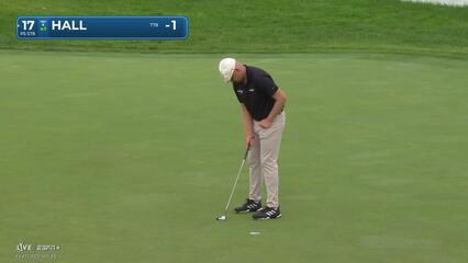 Harry Hall | Round 1 | 17th hole | Shot 4 | 2025 Rocket Classic