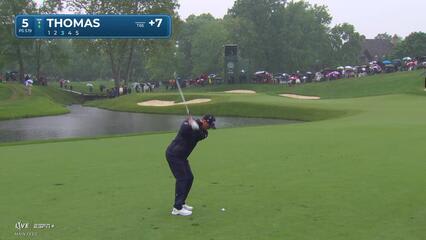 Justin Thomas | Round 2 | 5th hole | Shot 3 | 2025 the Memorial