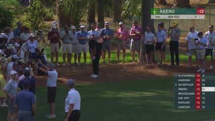 Ludvig Åberg | Round 3 | 11th hole | Shot 3 | 2026 RBC Heritage