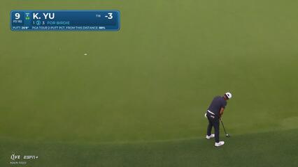 Kevin Yu | Round 2 | 9th hole | Shot 2 | 2025 Houston Open