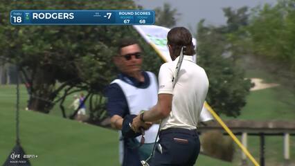 Patrick Rodgers | Round 2 | 9th hole | Shot 3 | 2025 Mexico Open