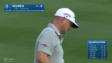 Alex Noren | Round 1 | 15th hole | Shot 3 | 2026 The American Express