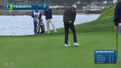 Taylor Pendrith | Round 3 | 7th hole | Shot 3 | 2026 AT&T Pebble Beach