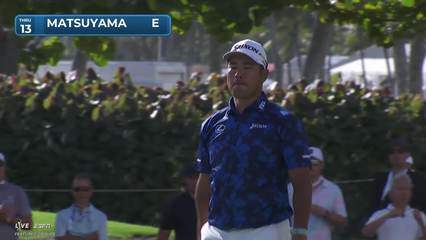 Hideki Matsuyama | Round 1 | 13th hole | Shot 4 | 2026 Sony Open