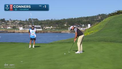 Corey Conners | Round 1 | 7th hole | Shot 3 | 2026 AT&T Pebble Beach