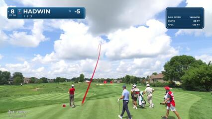 Adam Hadwin | Round 1 | 8th hole | Shot 1 | 2025 3M Open