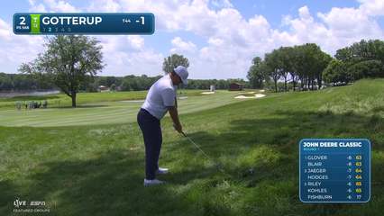 Chris Gotterup | Round 1 | 2nd hole | Shot 2 | 2026 John Deere
