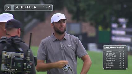 Scottie Scheffler | Round 2 | 3rd hole | Shot 2 | 2025 TOUR Championship